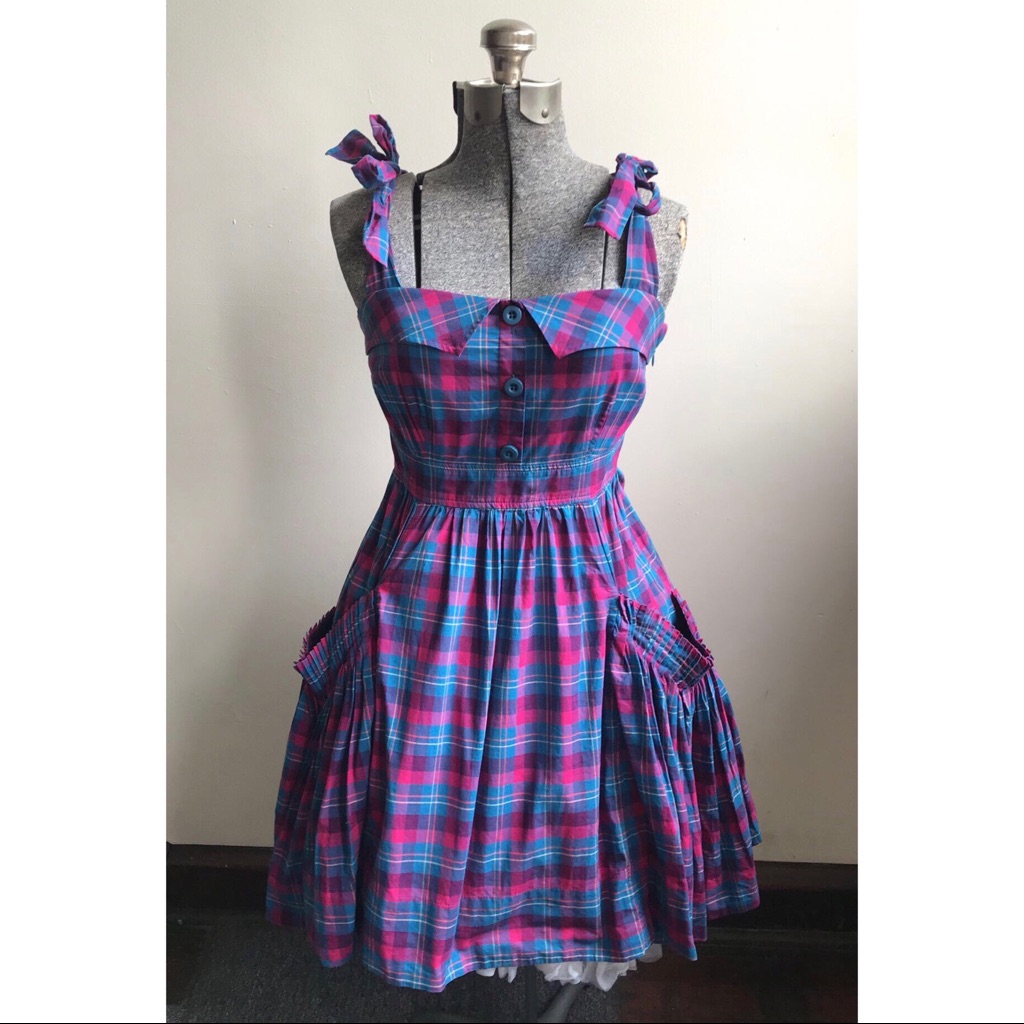 Vintage Marc By Marc Jacobs Plaid Dress